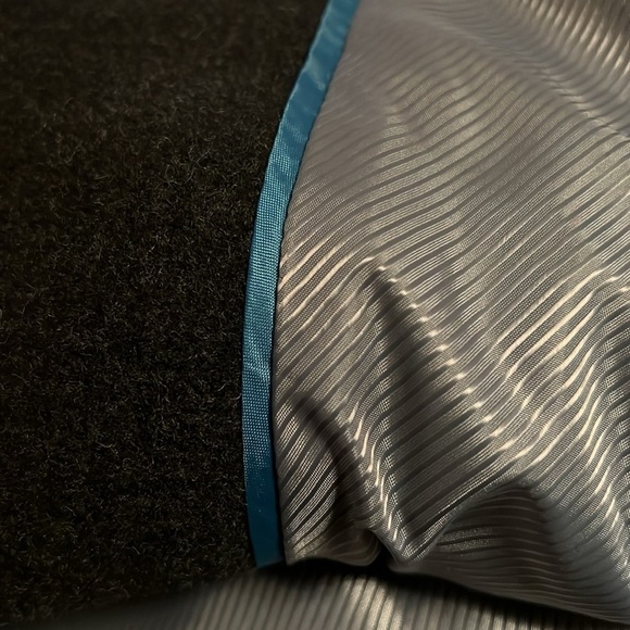 Calvin Klein double breasted gray wool pea coat Sz 12 new - Picture 11 of 13